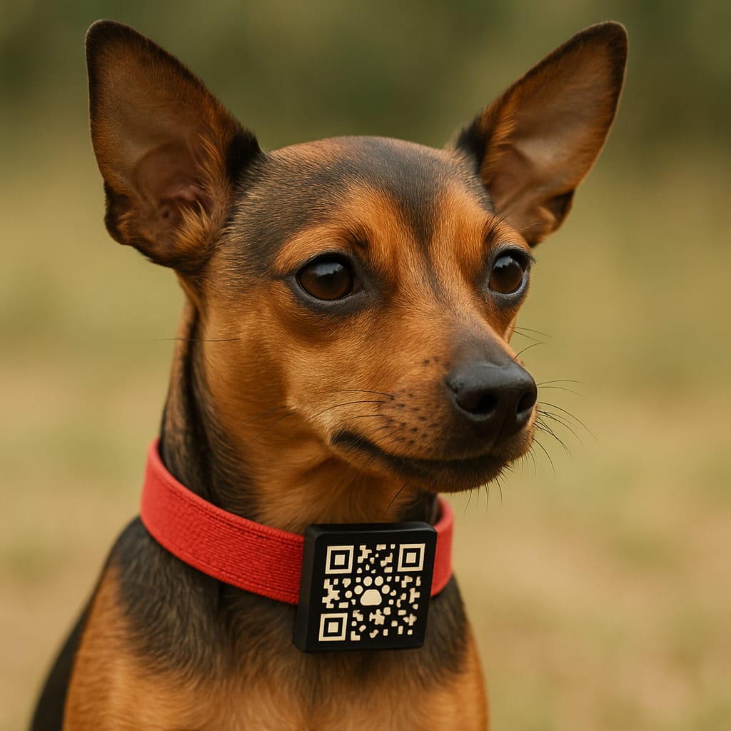 Tag de identificação pet